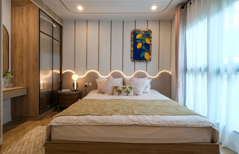 The Title Cielo Rawai — unit bedroom render