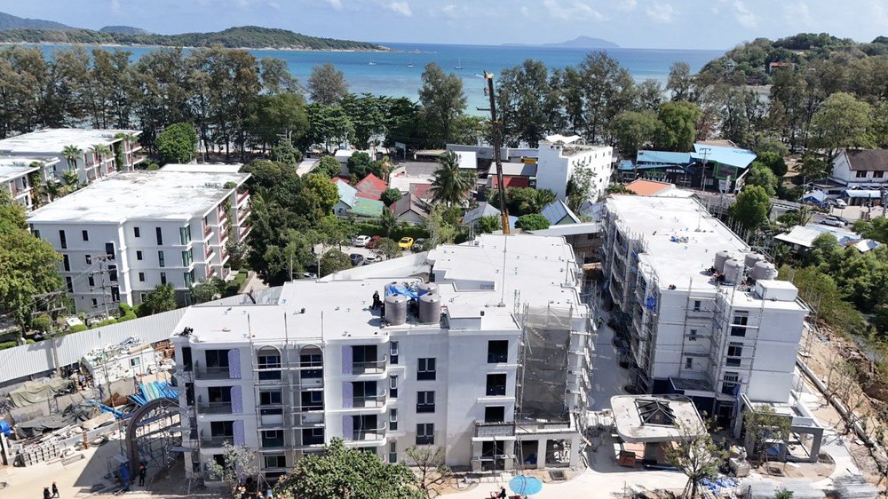 The Title Cielo Rawai — real construction progress, near the coast